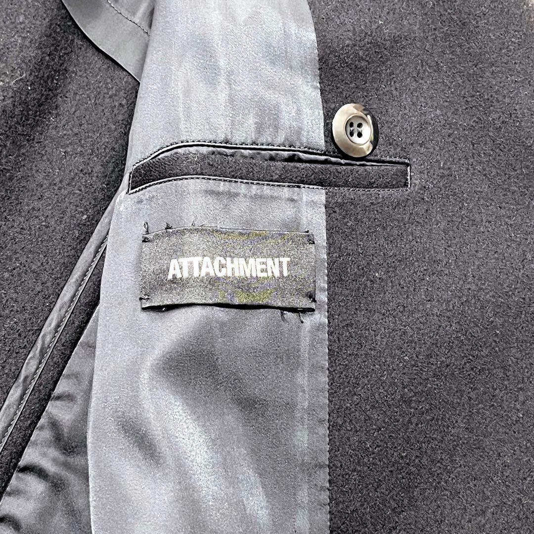 アタッチメント ダブルサージオフスケールメルトン ロングPコート サイズ3