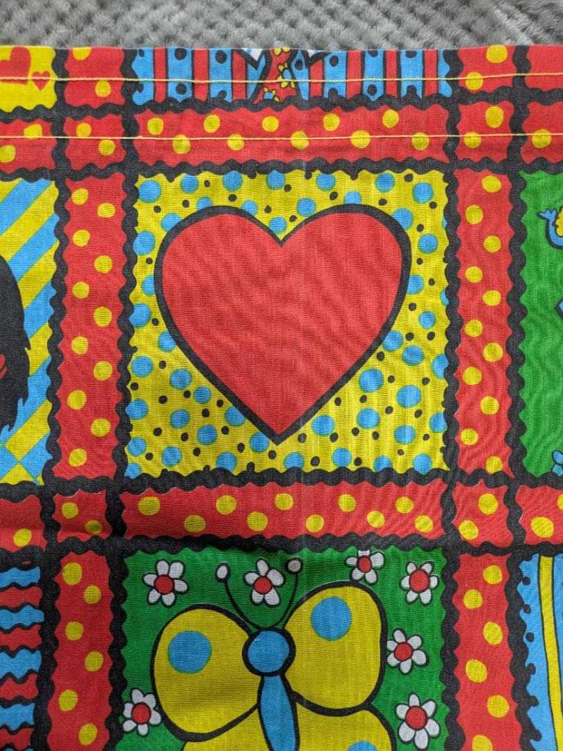 ヴィンテージ Sears カーテン 上飾り付き