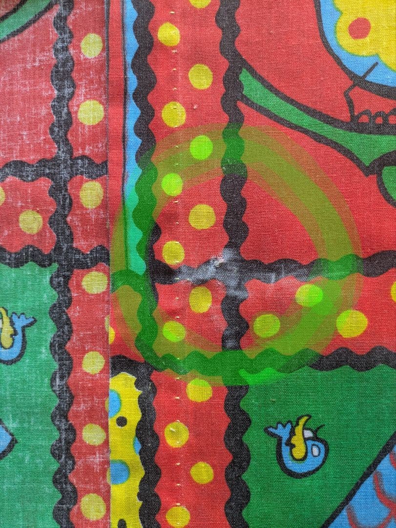 ヴィンテージ Sears カーテン 上飾り付き