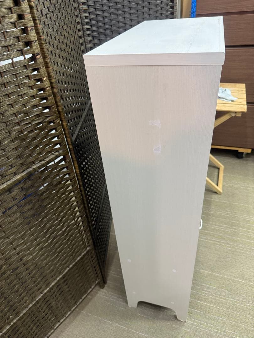 【洗浄消毒作業済】ニトリ　フリーラック　マリーナ　SEA1260HWW&BL