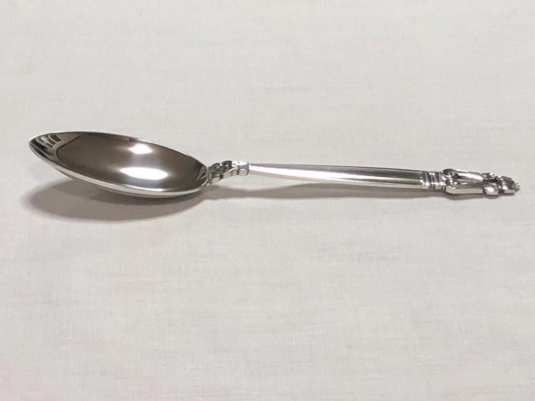 美品 ジョージジェンセン ACORN ディナースプーン STERLING ②