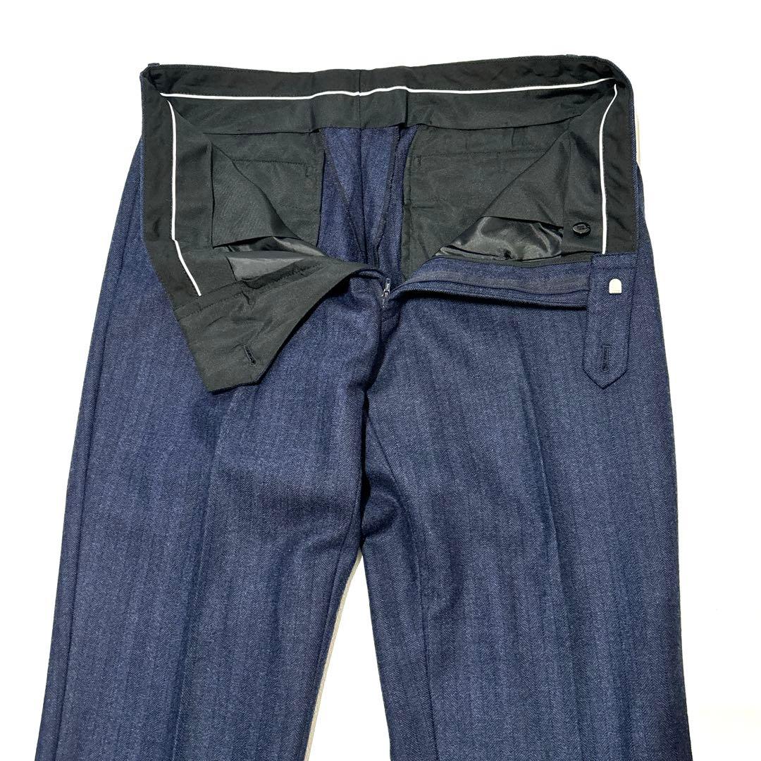 極美品✨スーツセレクト デニム調 LL スーツ ヘリンボーン　セットアップ