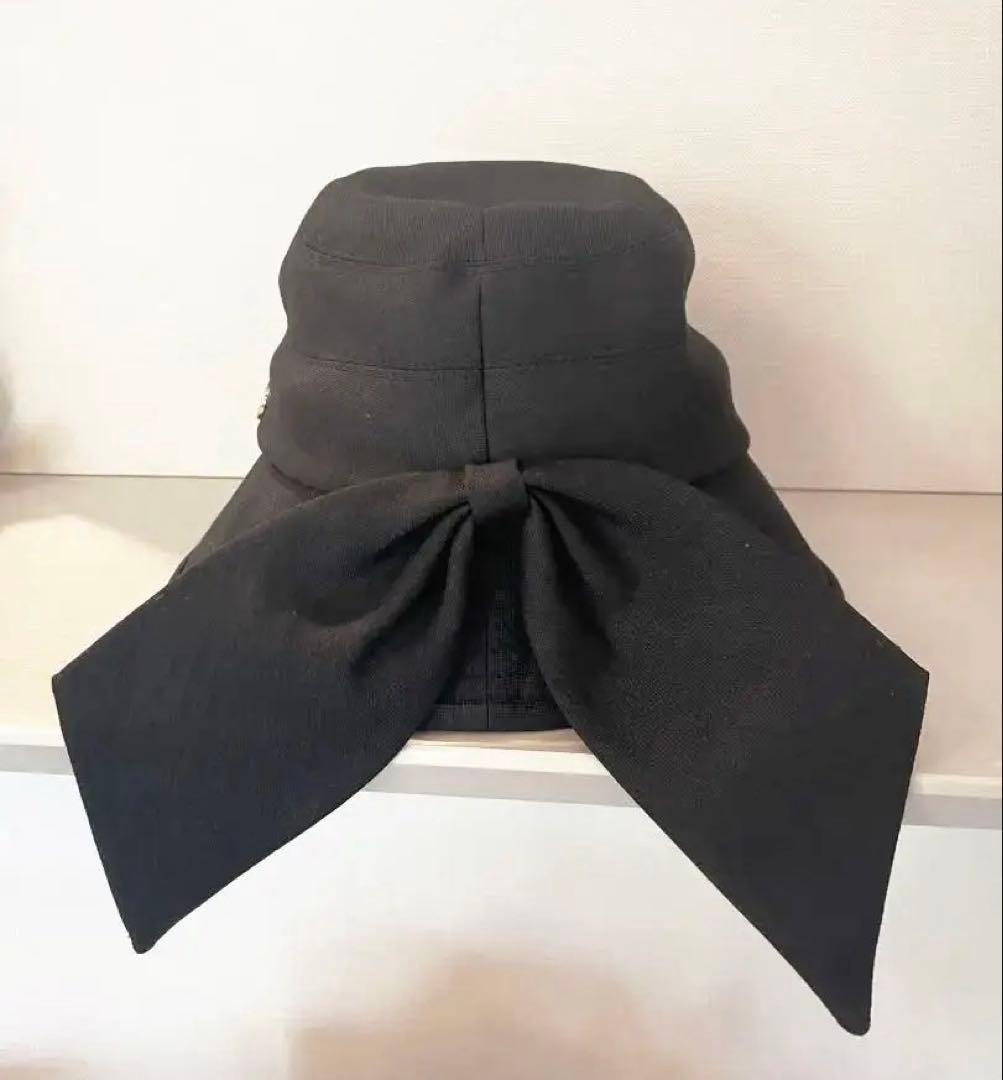 帽子 Chapeau d' O OX Back Ribbon Cloche