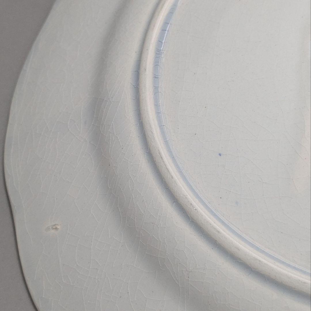 クレイユモントロー バルボティーヌのいちご皿 FRAISE 花リム プレート