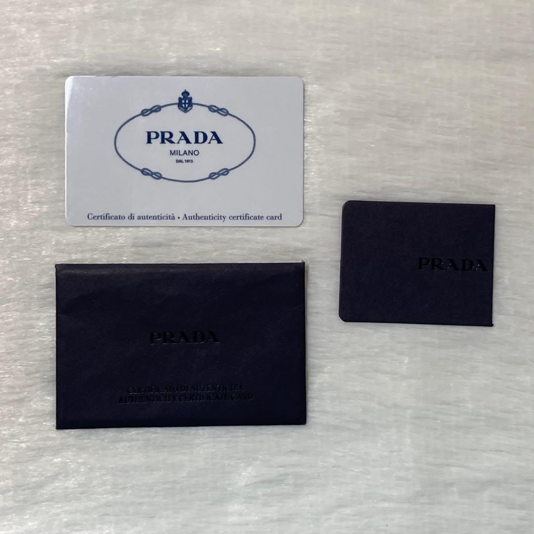 希少　美品　PRADA プラダ　長財布　オレンジ　ダチョウ革　Struzzo 橙