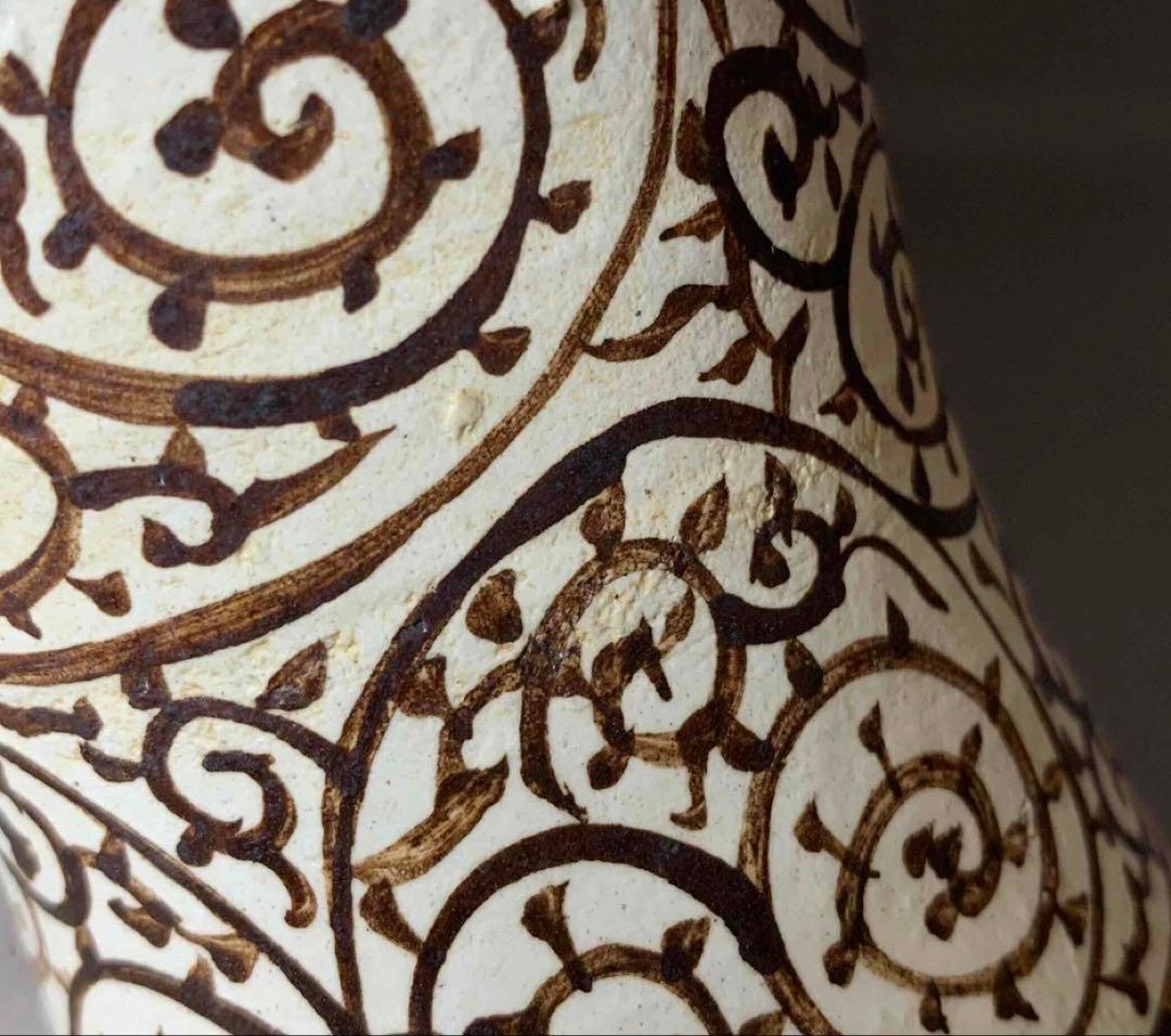 中国 蛸唐草瓶子　f2250408