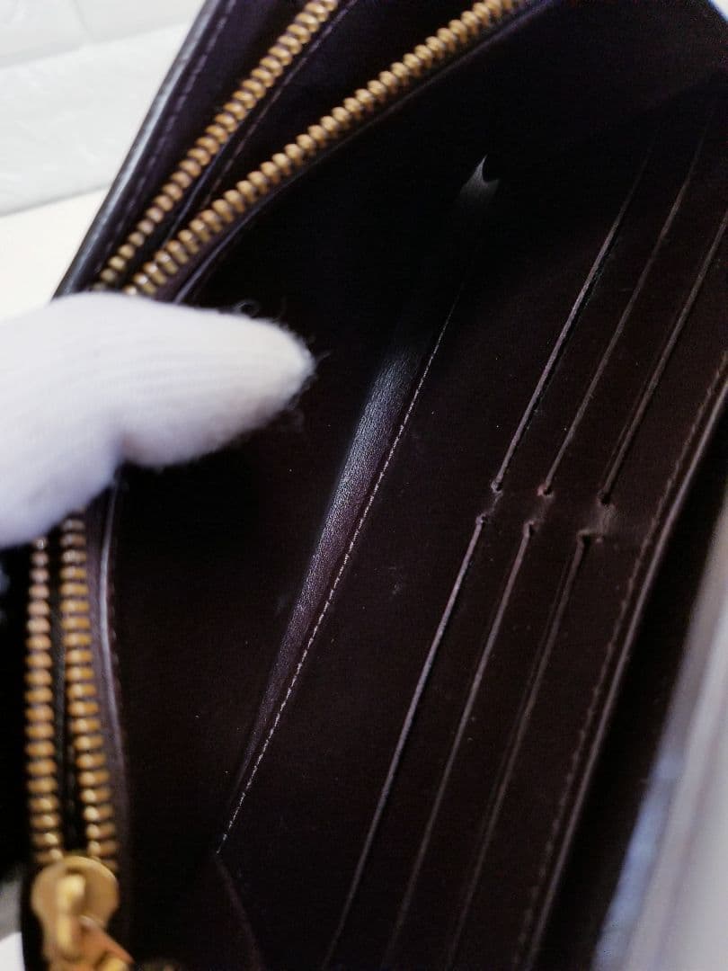 【美品】ルイヴィトン ヴェルニ ポルトフォイユ サラ 二つ折り 長財布