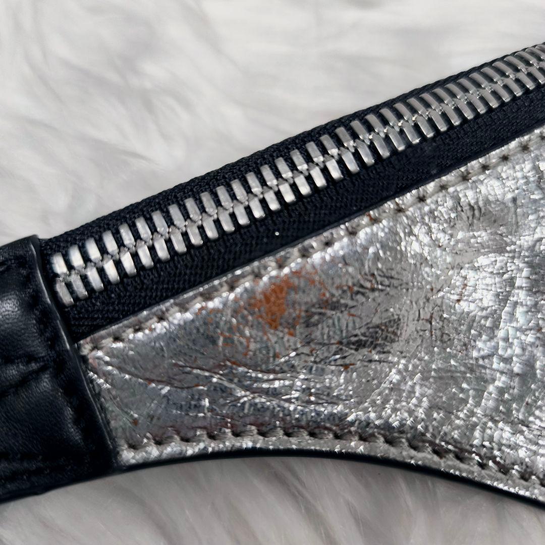 希少☆rag & bone シルバー　エリオットファニーパック　ウエストバッグ