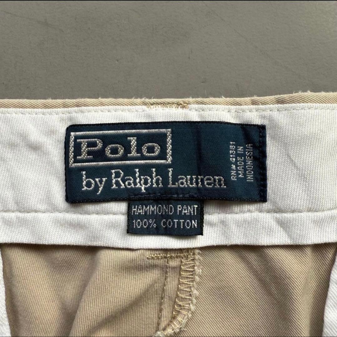 90s ラルフローレン Hammond pant ポロチノ ライトベージュ