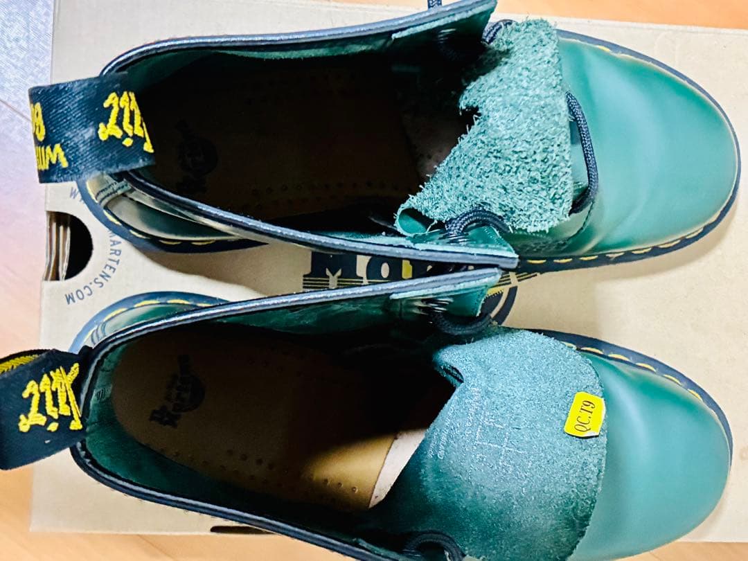 キムコDr. Martens 8ホールグリーンEU41