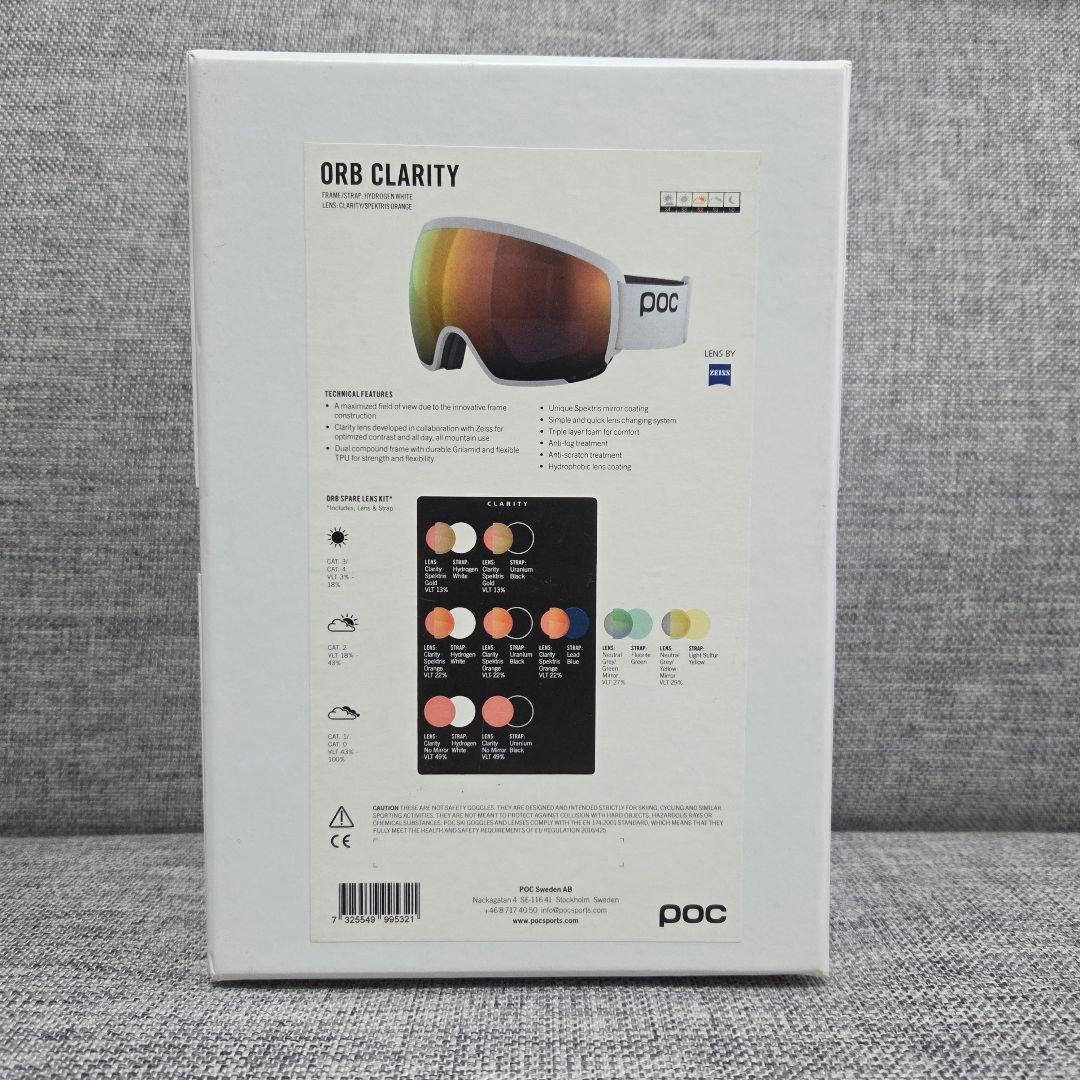 POC ゴーグル オーブ アジアンフィットORB CLARITY 美品