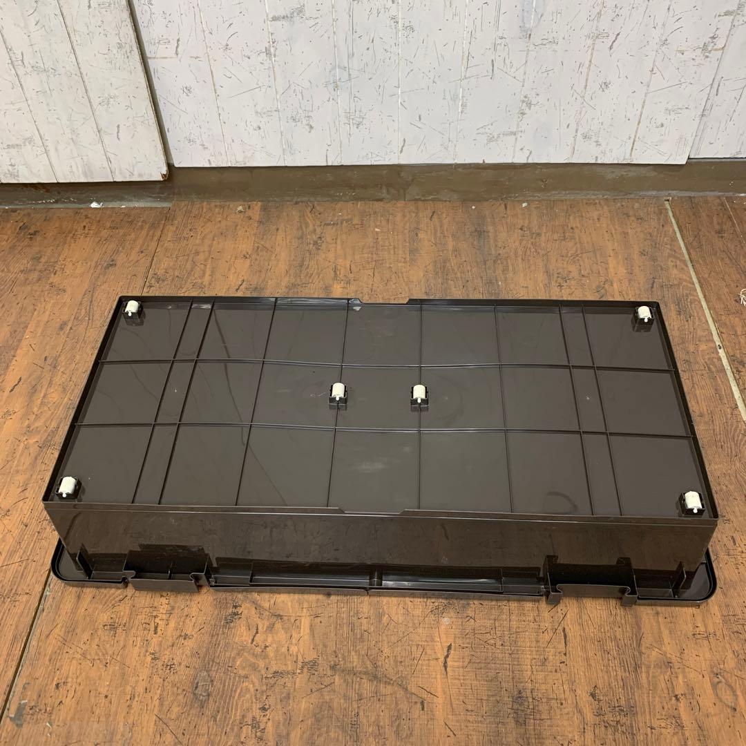 A-1 【大容量】ベッド下収納ケース キャスター付き ブラウン 収納ボックス