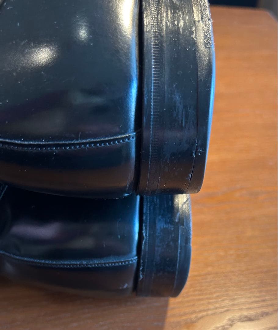 ★英国ハンドクラフト★ブラックレザージョッパーブーツ【状態良】検トリッカーズ