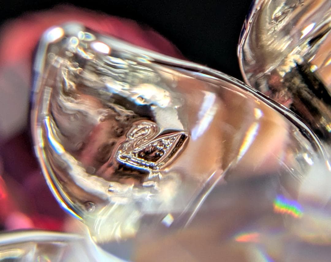 スワロフスキー クリスタル チューリップ ローズ 626874●置物 オブジェ