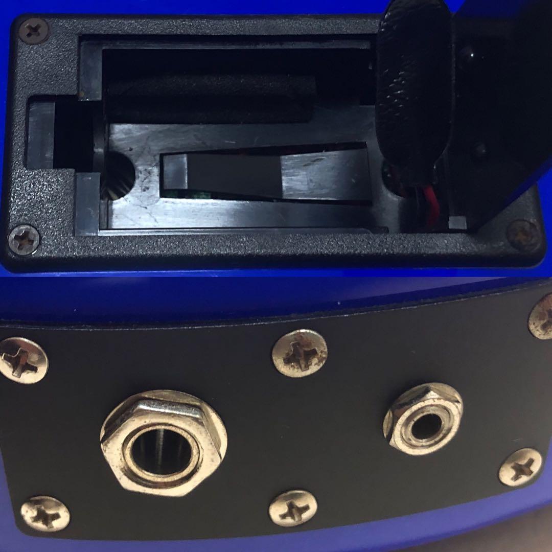 セール8/17まで【美品！】ZO-3 ブルー アンプ内蔵ミニギター ケース付