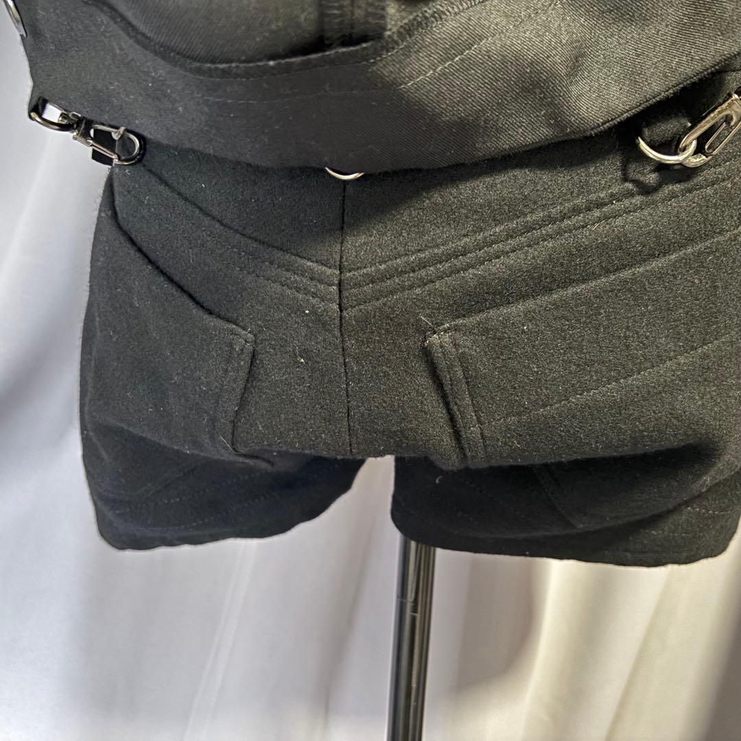 BLACK PEACE NOW皇子系ショートパンツ 巻きスカート付き
