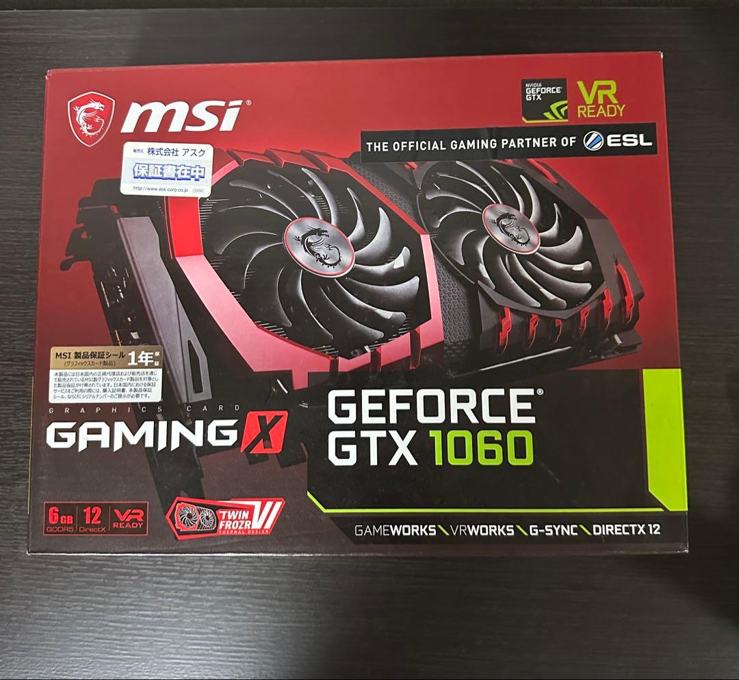 Geforce GTX 1060 GAMING X 6GB 美品