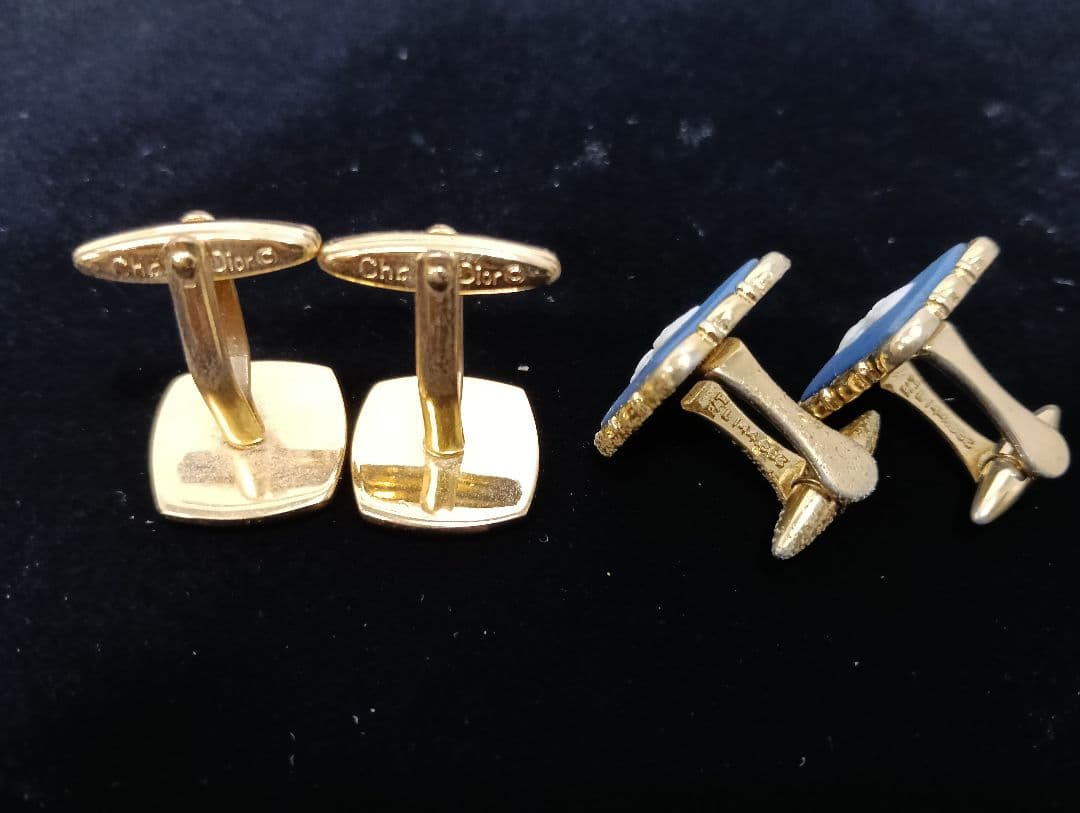 12-9-2 カフス ネクタイピン セット Dior BALLY LANVIN