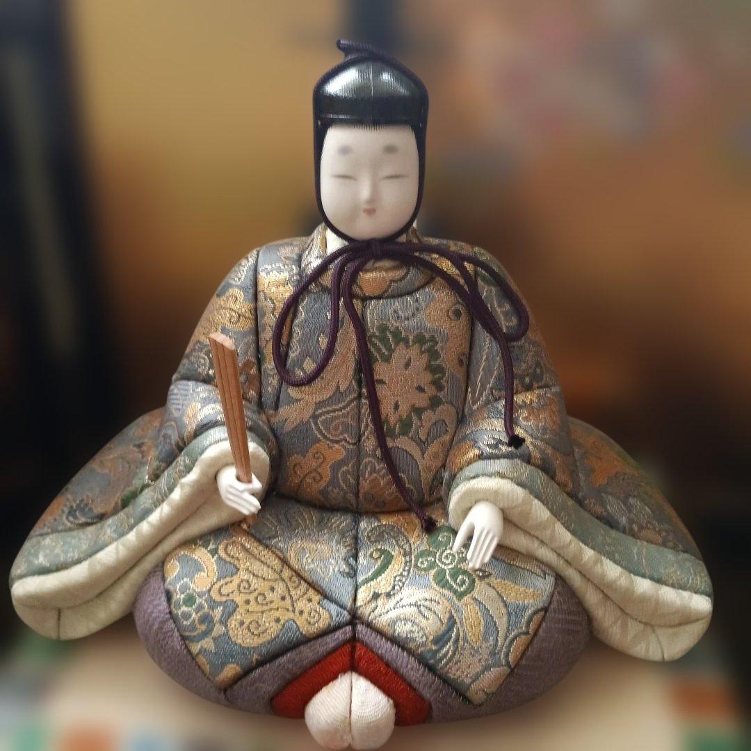 秀月　木目込み人形　大和雛　雛人形　親王飾り