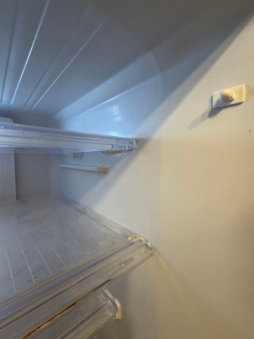 冷蔵庫　シルバー 引き出し式