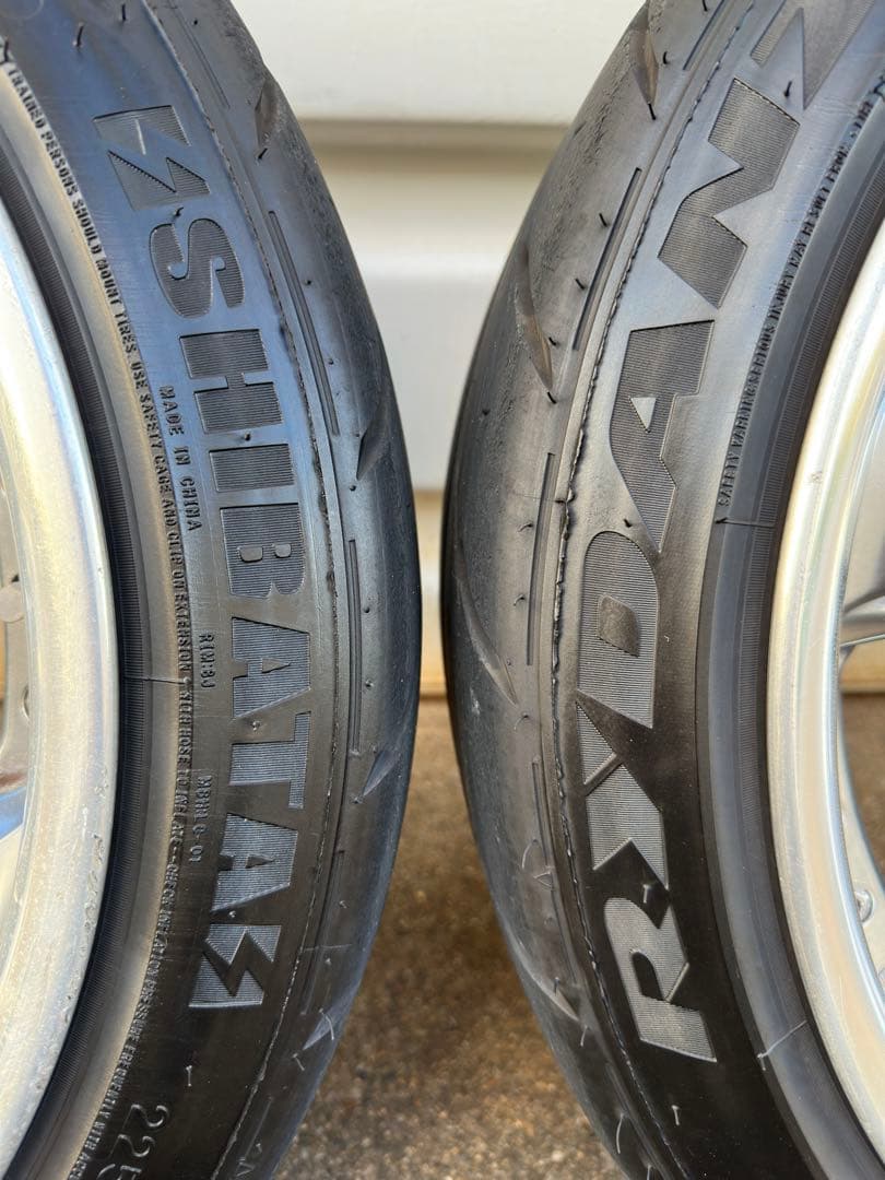 当時物work vs-kf 18インチ 9J＋38 114.3 シバタイヤ