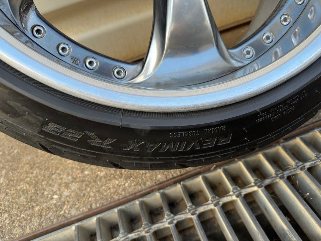 当時物work vs-kf 18インチ 9J＋38 114.3 シバタイヤ