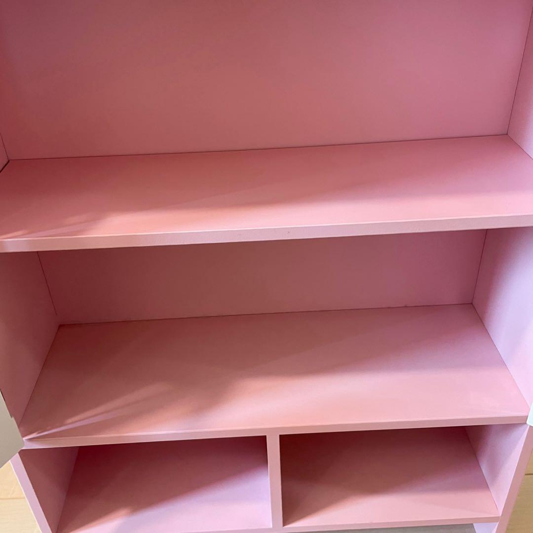 ゆ*)様 【希少】Hello Kitty 家具 食器棚セット ピンク