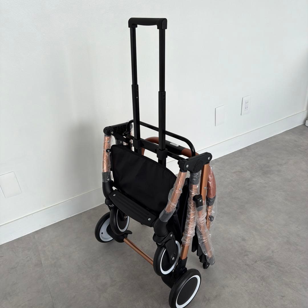 開封済み　未使用　ペットカート ブラック