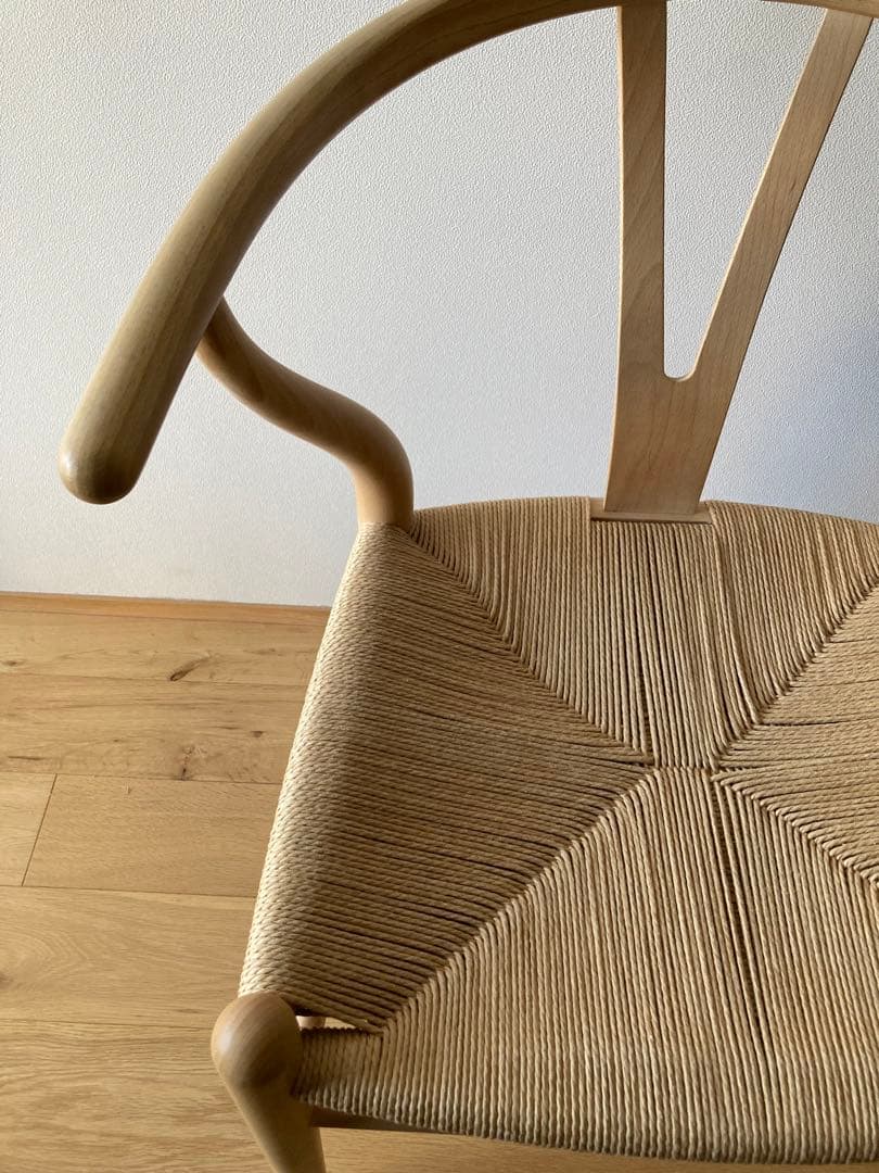 テケテケ　Yチェア ビーチ材 ソープ ①