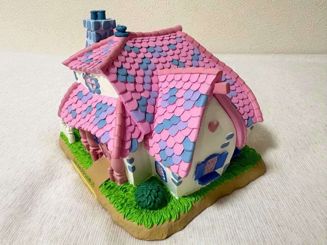 【約30年前の非売品、UCC当選品】ミッキー ミニー ドナルドの家 陶器置物