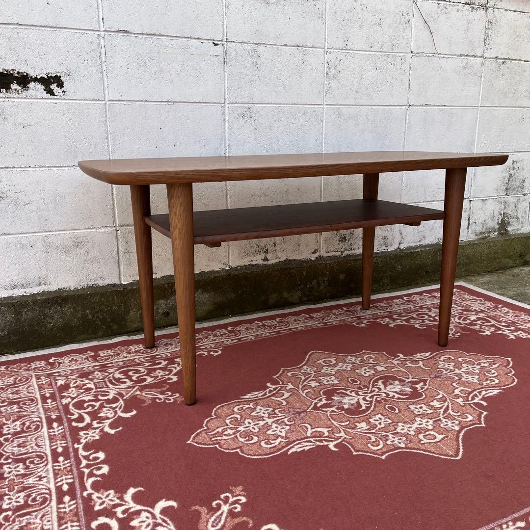 高品質 美品◾️飛騨産業 キツツキ 侭 JIN センターテーブル 棚付き 木製家具