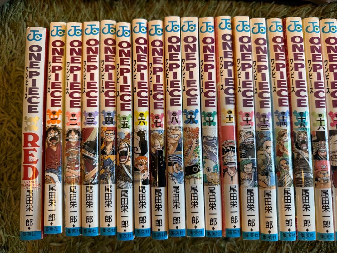 美品ONE PIECE 1巻〜61巻+103巻+RED GC