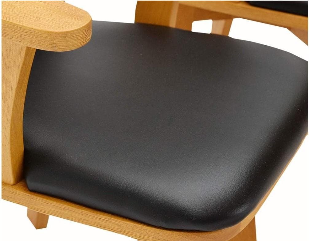 CD DC CB　2脚　ダイニングチェア　アームチェア肘付　ナチュラル＊ブラック