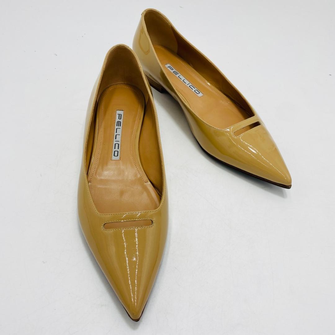 美品　PELLICO　アネッリ　フラットシューズ　パンプス　大きいサイズ　39