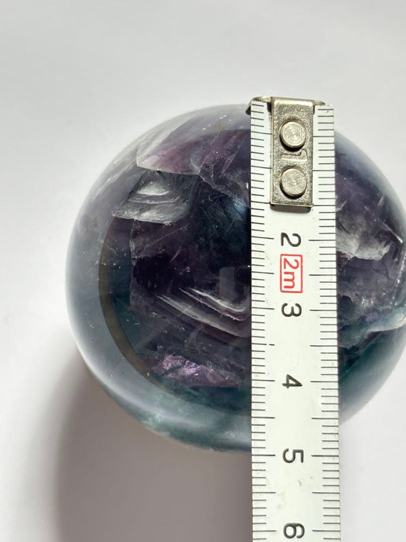 フローライト　透明感　高品質　ハイグレード　パーム　虹　パワー　スフィア