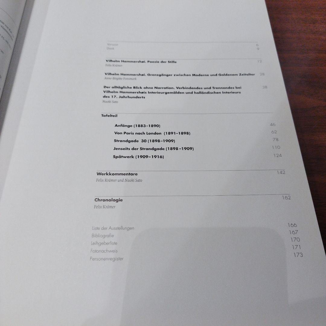 HAMMERSHØI HATJECANTZ 2008年 173P HCドイツ語