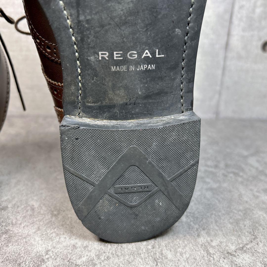 極美品✨【REGAL】チャッカブーツ/21ER/メダリオン/ウイングチップ/革靴