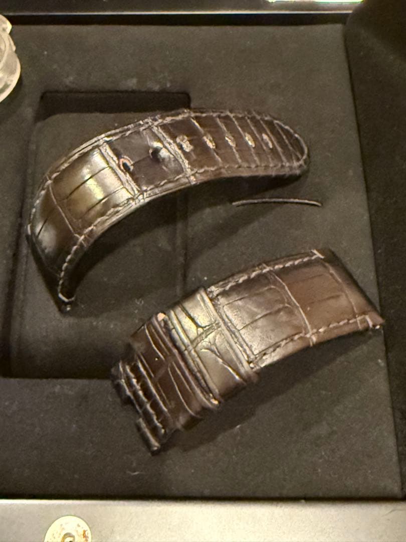 ケース、バンドです　クロコ　パネライ　ルミノールマリーナ　純正バンド　箱美品！！