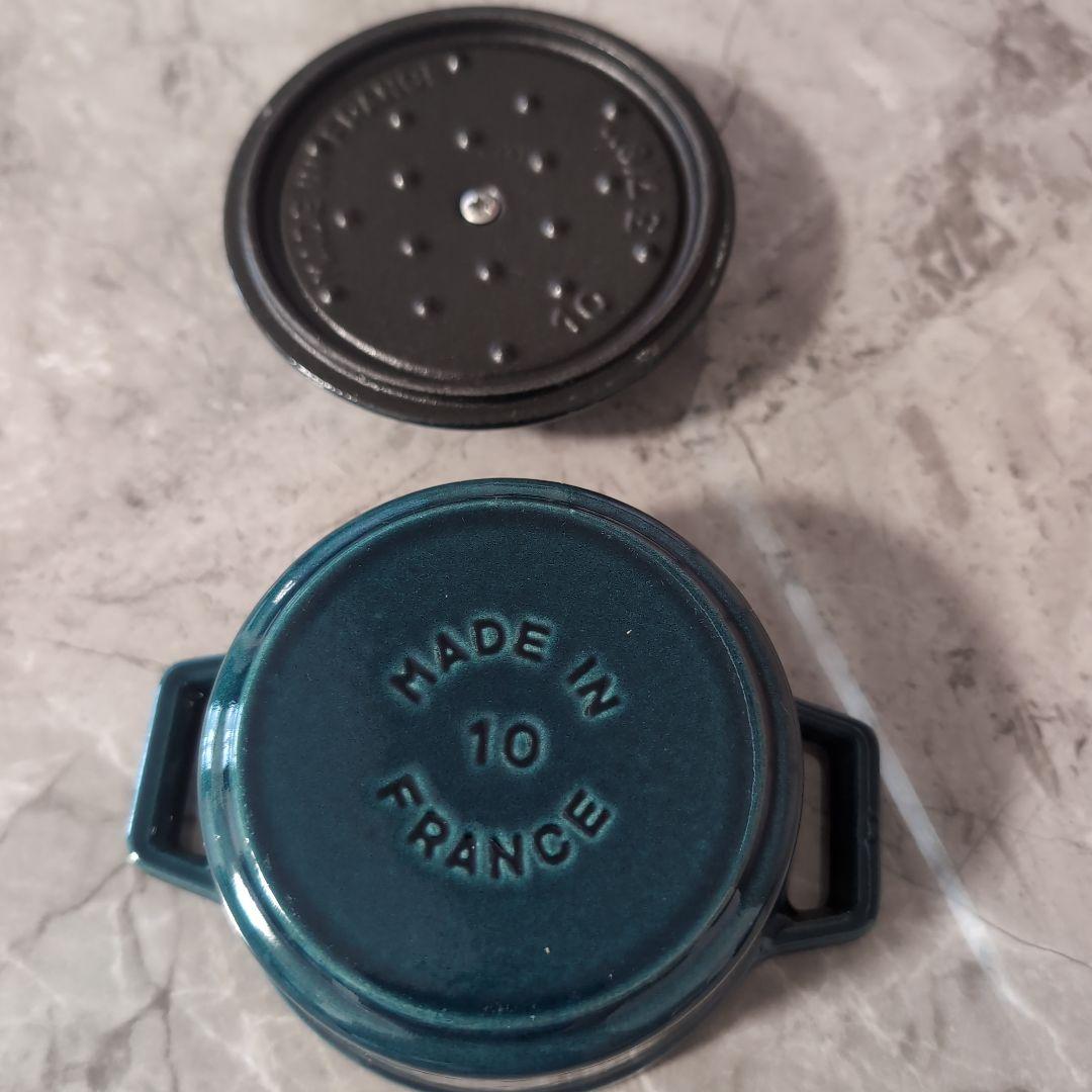 STAUB ストウブ ココット ラウンド 10cm 4点セット