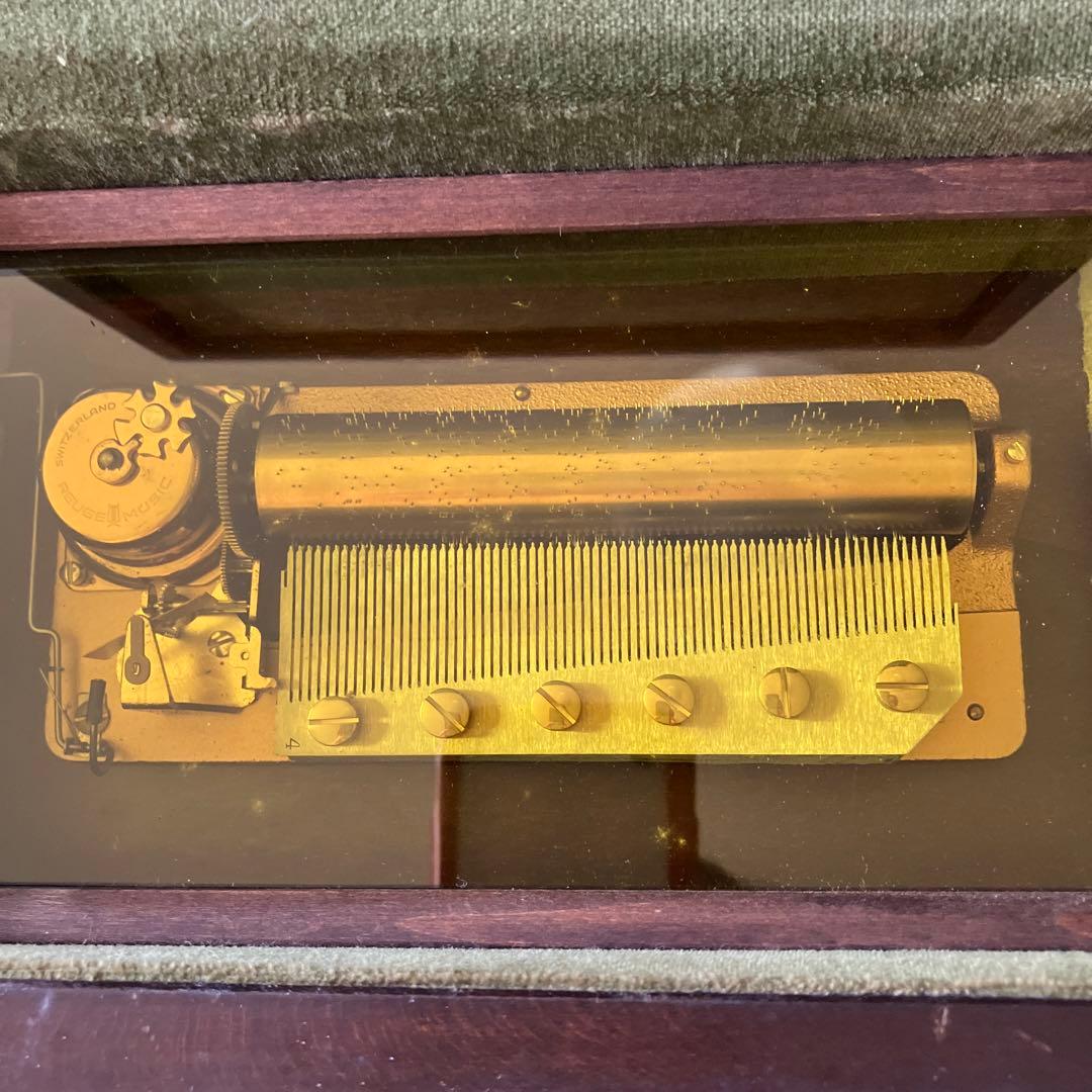 REUGE リュージュ　シリンダー型　オルゴール　72弁　陶器装飾