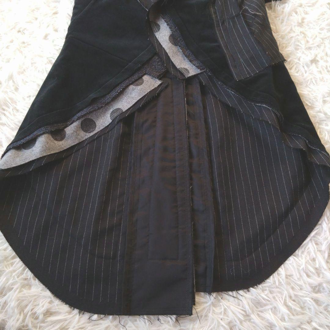 コムデギャルソン 異素材MIX ドッキング テーラードジャケット タキシード