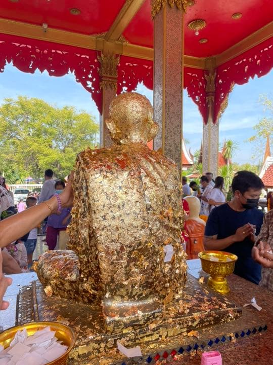 A34コシタラム寺院　チャイナート県の巨匠ルアンポークアイ師　プラクルアン