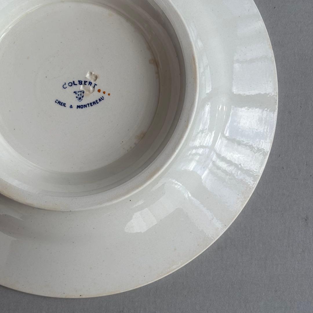 フランスアンティーク クレイユエモントロー COLBERT コンポティエ