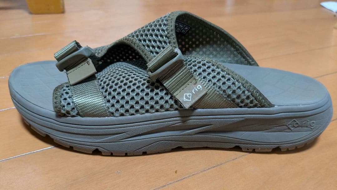 1日使用のみ rig × nonnative BAWAKA サンダル オリーブ