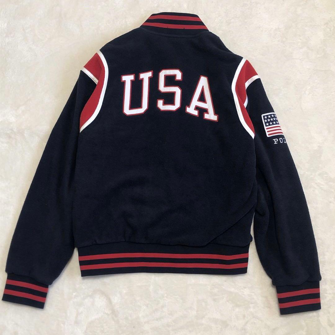 POLO RALPH LAUREN P WING ボアフリース　スタジャン