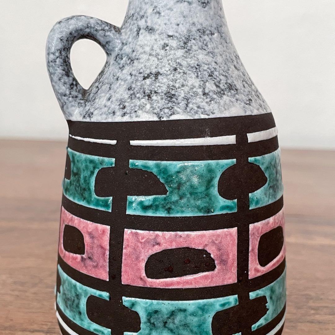 【東ドイツ Strehlaの花瓶】Fat Lava 295