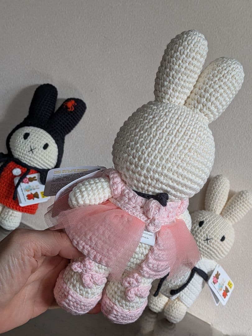 ミッフィー　エドガー・ドガ　ダンス教室METコラボJUST DUTCHあみぐるみ