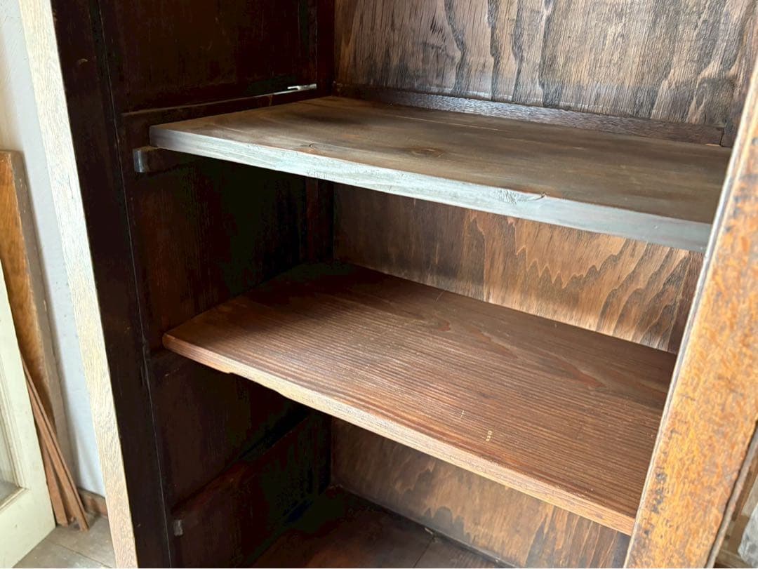 キャビネット 戸棚 インテリア 本棚 飾り棚 ビンテージ 昭和レトロ 当時物