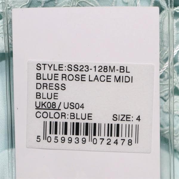 め*ん様 セルフポートレイト ワンピース 花柄 レース 刺繍 グリーン UK8