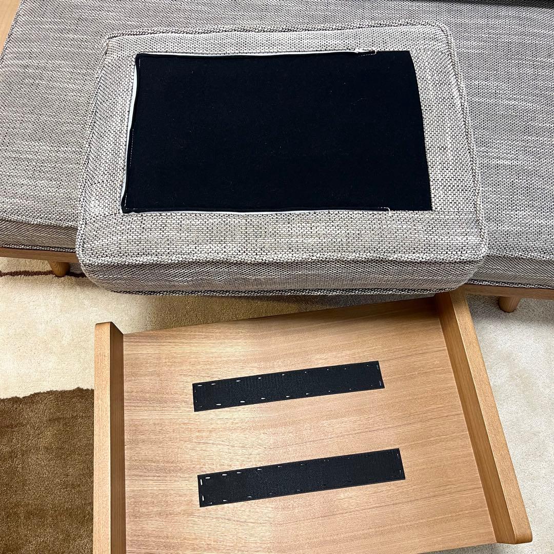 【ほぼ新品】unico ウニコ アルベロ 2人掛けソファ＋オットマン